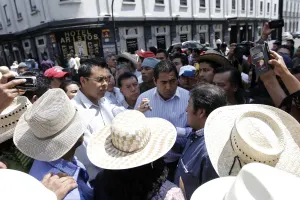 Marcha la 28 de Octubre por calles del centro