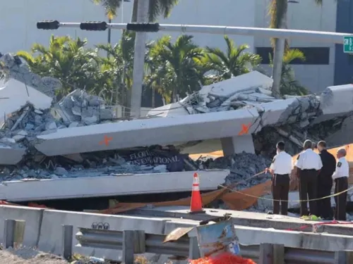 Error de cálculo causó desplome de puente en Florida; dejó 6 muertos