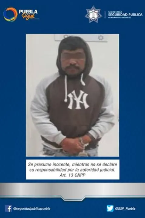 SSP  detuvo a sujeto por posesión de arma de fuego y sustancias ilegales