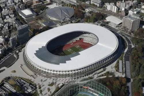 Concluido el Estadio Olímpico de Tokio, a ocho meses de los Juegos