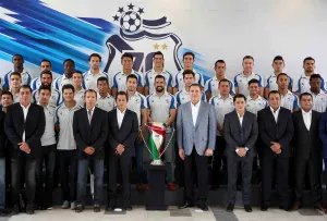 Mandatario coloca la quinta estrella al escudo del Puebla de la Franja