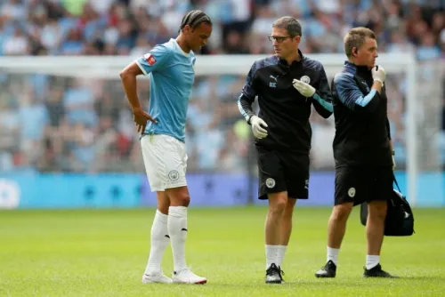 Sane estará siete meses fuera de las canchas por lesión de rodilla: Pep Guardiola