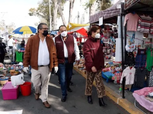 Celebra Méndez Márquez suma de esfuerzos de comerciantes y autoridades contra COVID-19