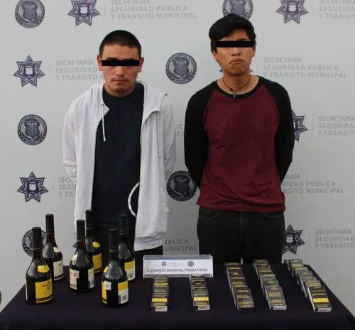 Exitosamente, detuvo Seguridad Pública Municipal a tres probables asaltantes de negocio
