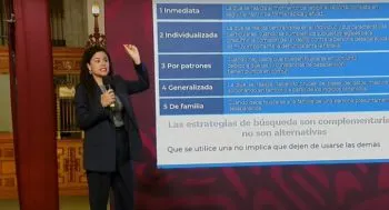 Denuncia Luisa María Alcalde manipulación en difusión de cifras sobre desaparecidos en México