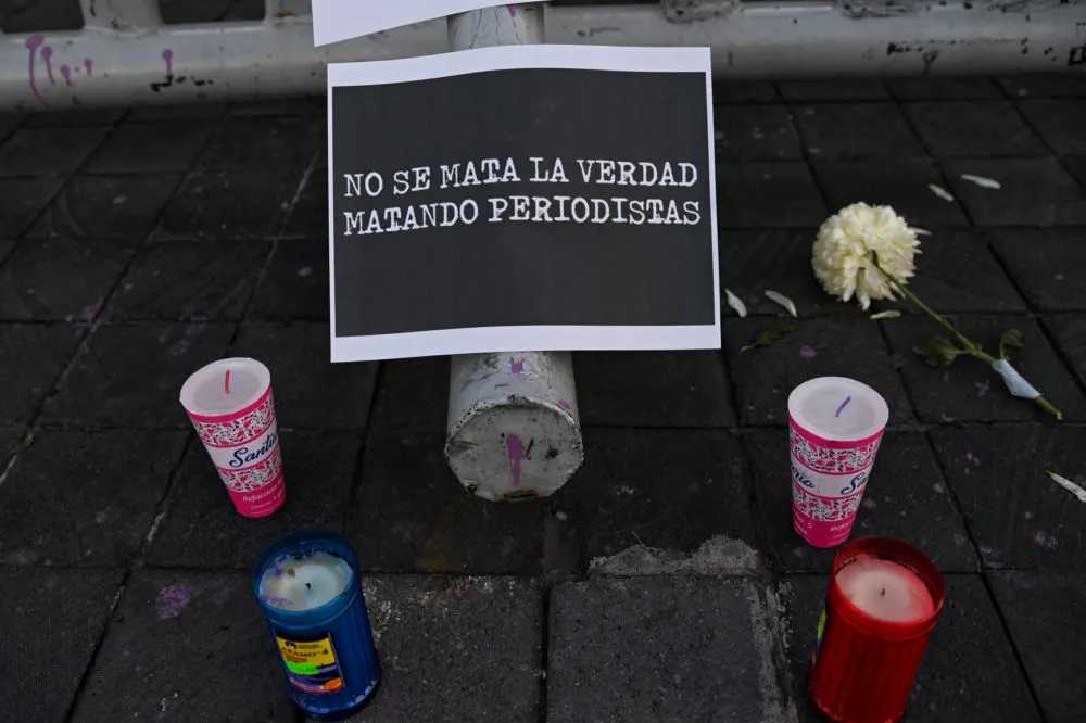 Memorial de Periodistas en Palacio Nacional