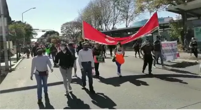 Nuevamente, protestan integrantes de la CANAGYM; piden apoyo para instructores