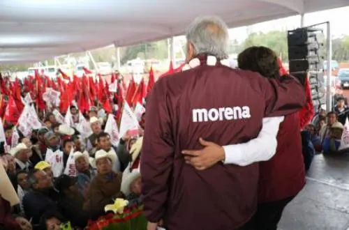 Haremos valer triunfo de Delfina pacíficamente, asegura AMLO