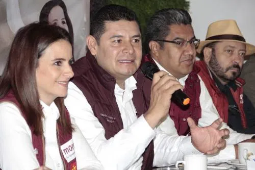 Candidatos de Morena al Senado aventajan con 20 puntos a sus adversarios: Armenta Mier