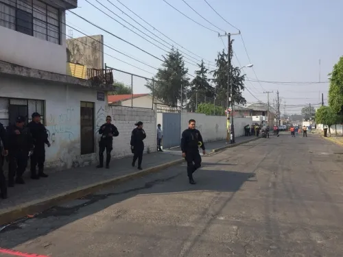 Evacuan escuela Margarita Maza de Juárez y domicilios por fuga de gas