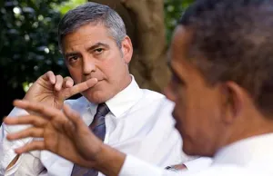 George Clooney, invitado al cine en plena Casa Blanca