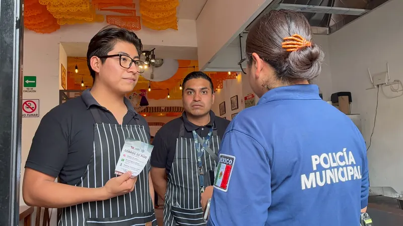 Refuerza Tonantzin Fernández prevención de extorsiones a comercios de San Pedro Cholula