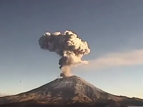 Actividad del volcán dentro de los parámetros de semáforo amarillo fase dos:Protección Civil