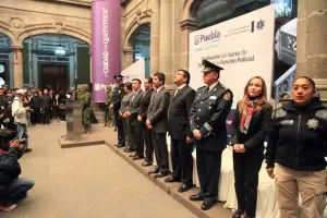 Concluye curso de capacitación de elementos de la SSPTM