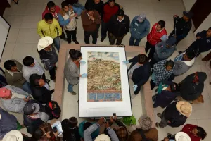San Pablo redescubre su terruño con mapa restaurado por INAH