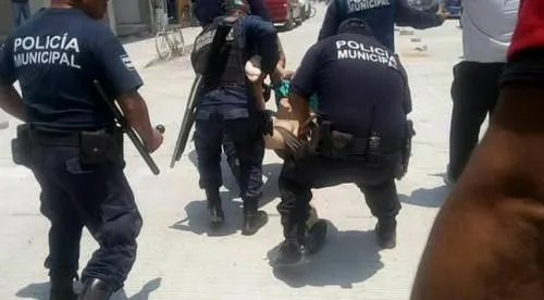Rescatan y aseguró a cuatro presuntos ladrones en Tochtepec