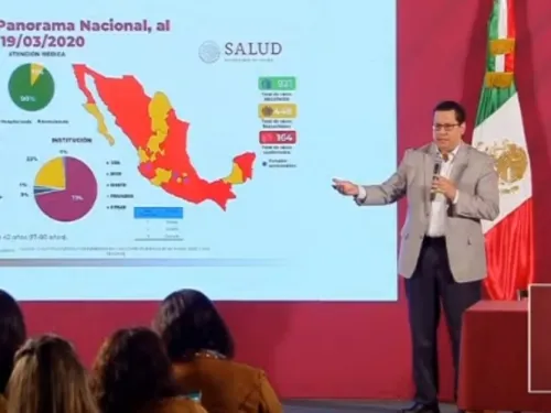 Suman 164 los casos positivos de Covid-19 en México