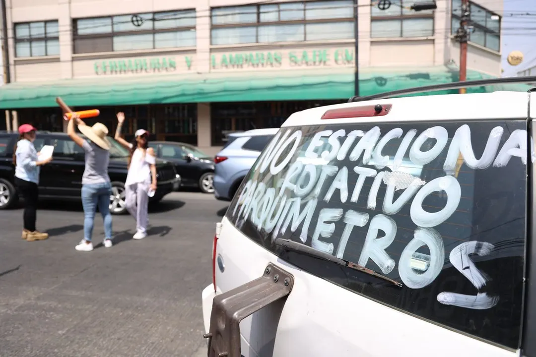 Protesta Contra Parquimetros Pue