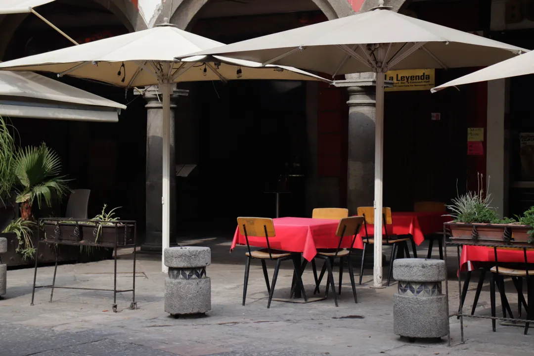 terraza con ceniza