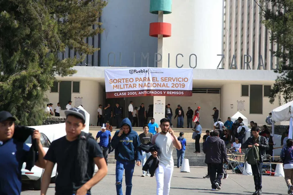 No habrá resguardo de objetos personales durante sorteo del servicio militar en Puebla