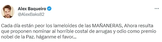 Reacciones AMLO Premio Nobel