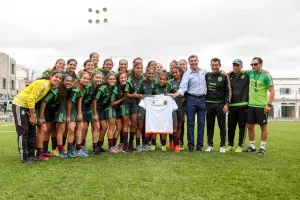 Tony Gali recibe a la Selección Mexicana Femenil Sub-20