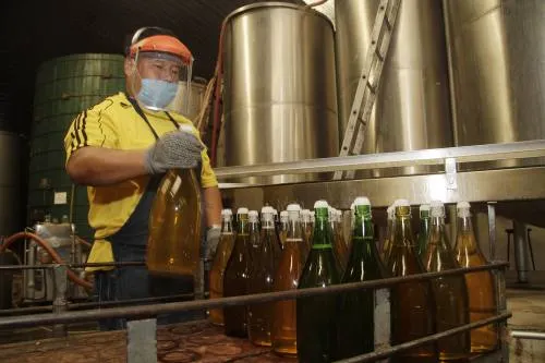 Puebla produce 150 mil botellas de sidra para celebraciones navideñas