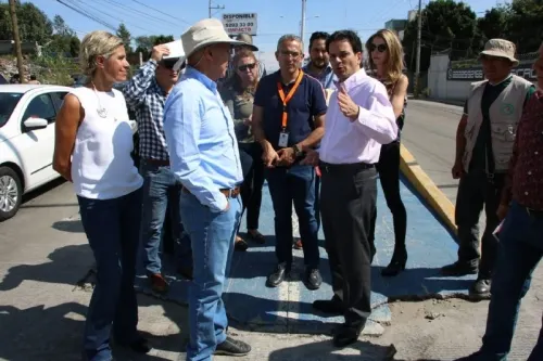 Se supervisan trabajos de “Mi Puebla” en el bulevar Esteban de Antuñano