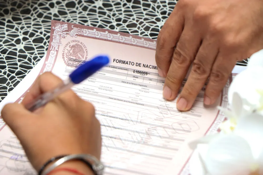 Acta de nacimiento