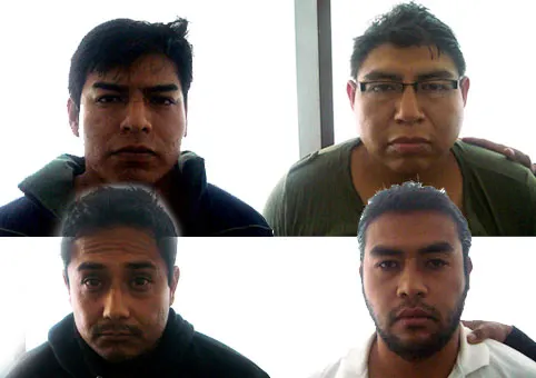Estatales aseguraron a 4 presuntos asaltantes de tiendas de conveniencia, identificados en videos de