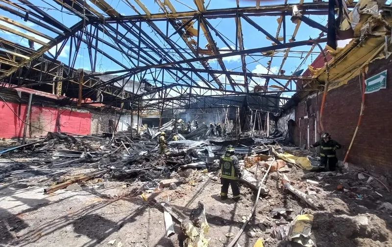 Incendio en Avenida Juárez