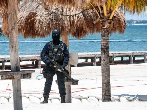 Refuerzan seguridad en zona de playas en Veracruz