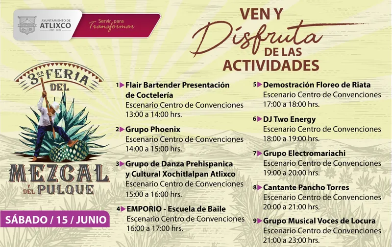 Feria del Mezcal y del Pulque en Atlixco