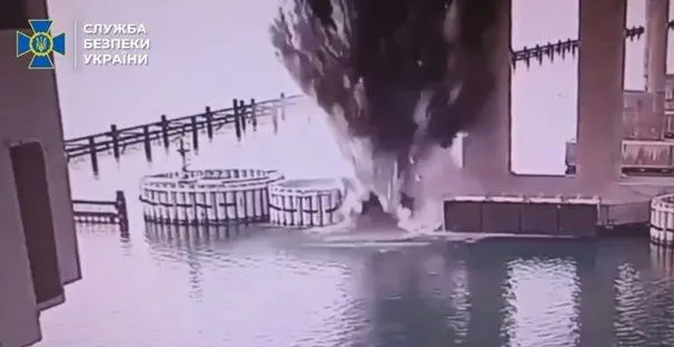 Explosión en puente de Crimea