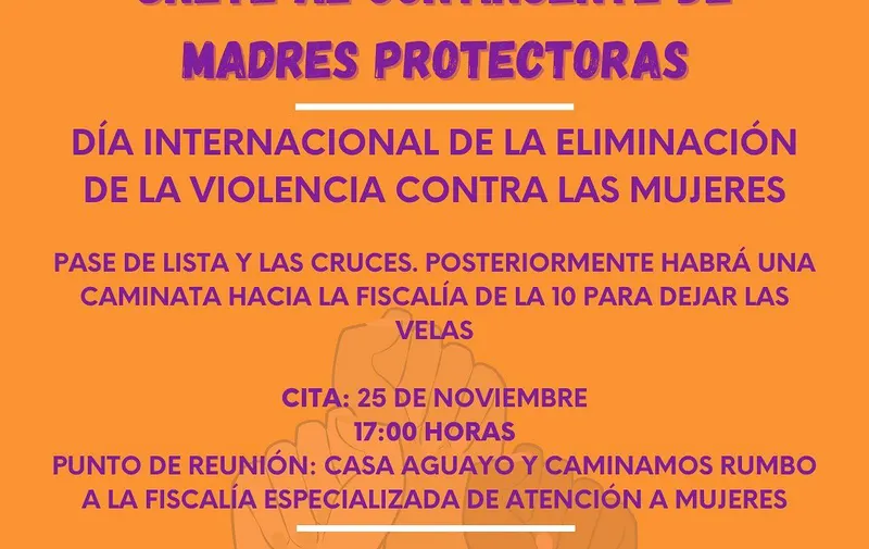 Marcha Madres protectoras
