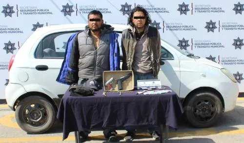Frustró SSPTM de Puebla robo a negocio; hay tres personas detenidas