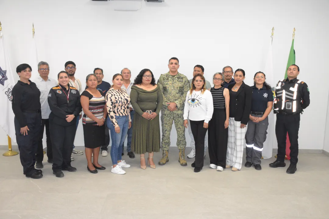 Capacita SSC a presidentes de las 17 juntas auxiliares sobre medidas preventivas para las Fiestas Patrias