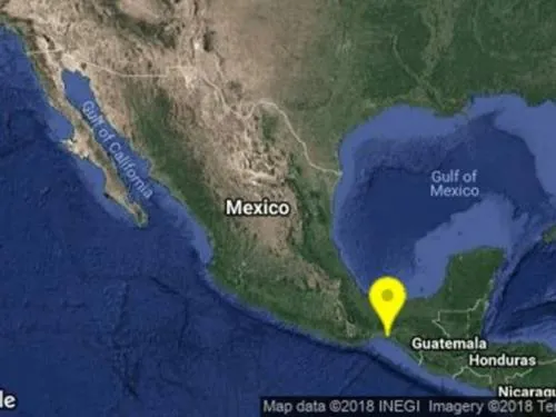 Se registra sismo en Chiapas de magnitud 5.4