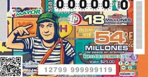 Lotería Nacional rinde homenaje a Chespirito