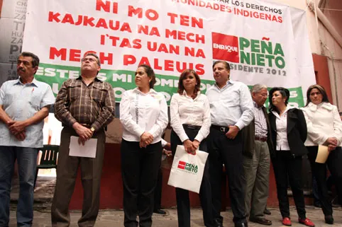 Candidatos del PRI se comprometen con los pueblos indígenas de Puebla