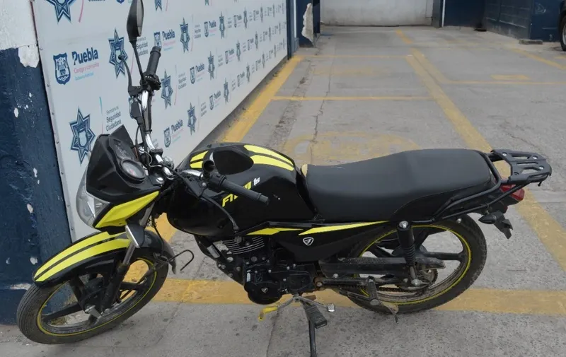 Moto decomisada