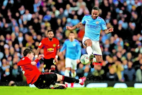 Manchester City elimina al United de la Carabao Cup y va ante el Aston Villa por el título