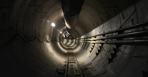 Así es el túnel que transportará a las personas a 150 millas por hora