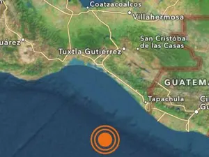 Reportan sismo de 5.6 grados en Chiapas