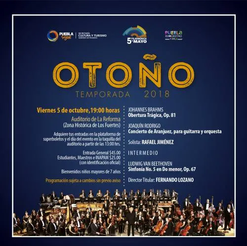 Inicia temporada de otoño de la Filarmónica 5 de Mayo