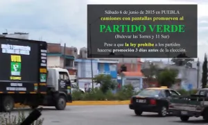 Denuncia Aurora Aguilar violación de la veda electoral por parte del Verde