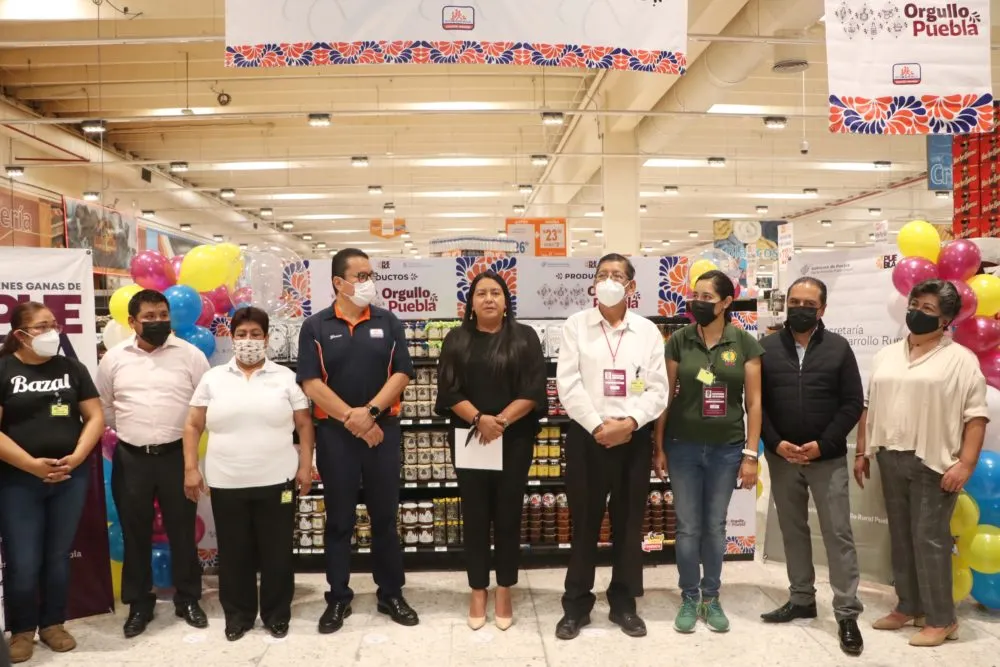 Abre SDR anaquel de productos “Orgullo Puebla” en cadena Chedraui