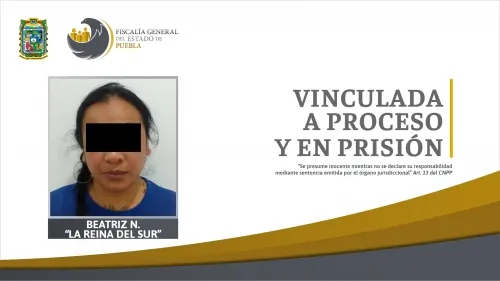 Fiscalía aprehendió a Beatriz N. “La Reina del Sur”, permanecerá en prisión