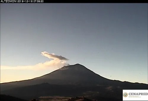 El Popocatépetl mantiene nivel bajo de actividad volcánica: PC Estatal