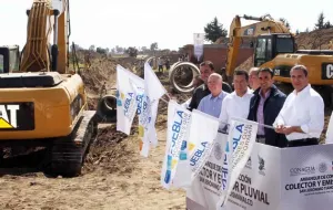 RMV inicia construcción de colector y emisor pluvial en Tianguismanalco